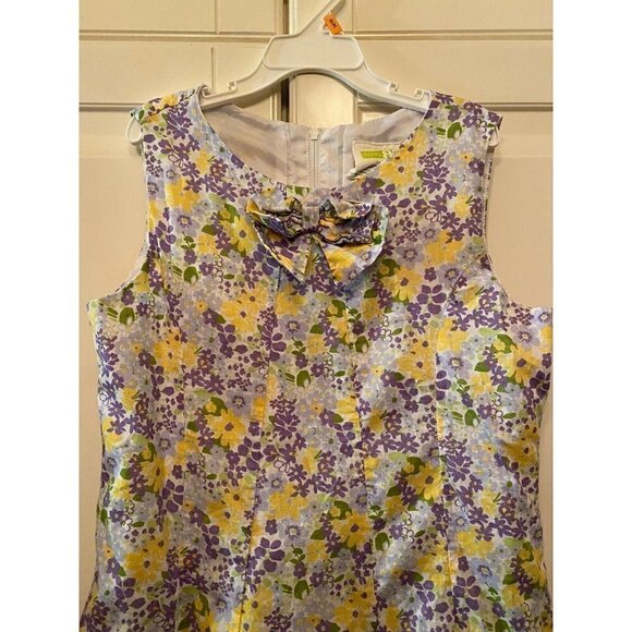 Crazy 8 Girl’s 14 Sundress Lavender White Yellow‎ - Picture 1 of 6